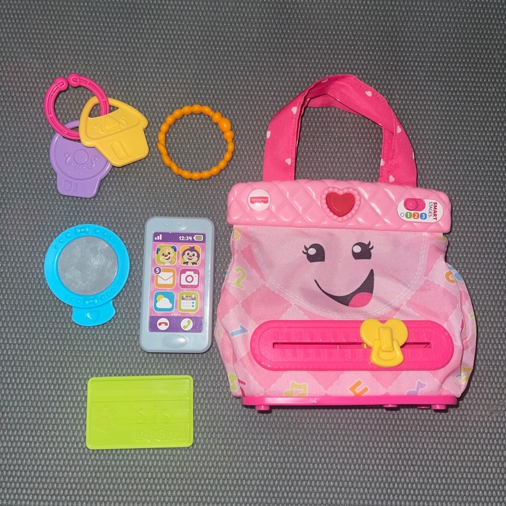Fisher price interactive purse works tested pocket book